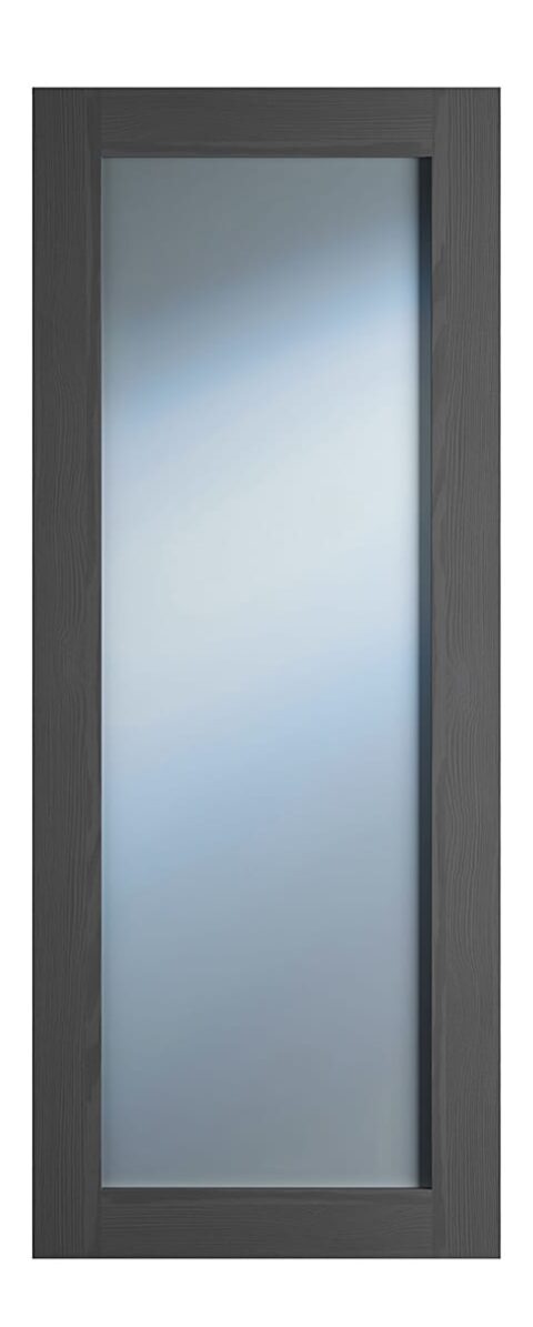 Nolita Grey Clear Glass Pre-Finished Door
