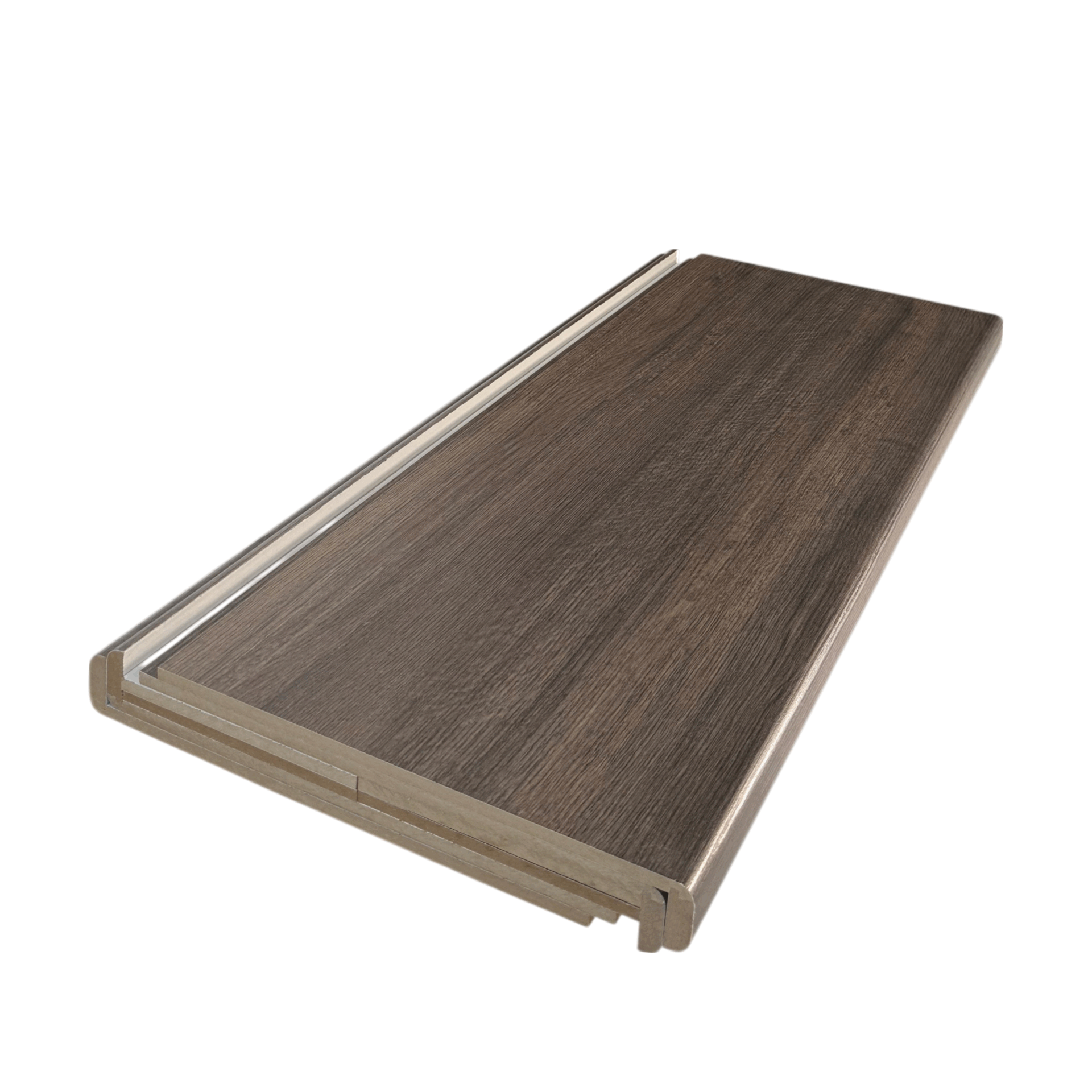 Milani Dark Oak Wood Grain Quattro Stair Treads & Risers
