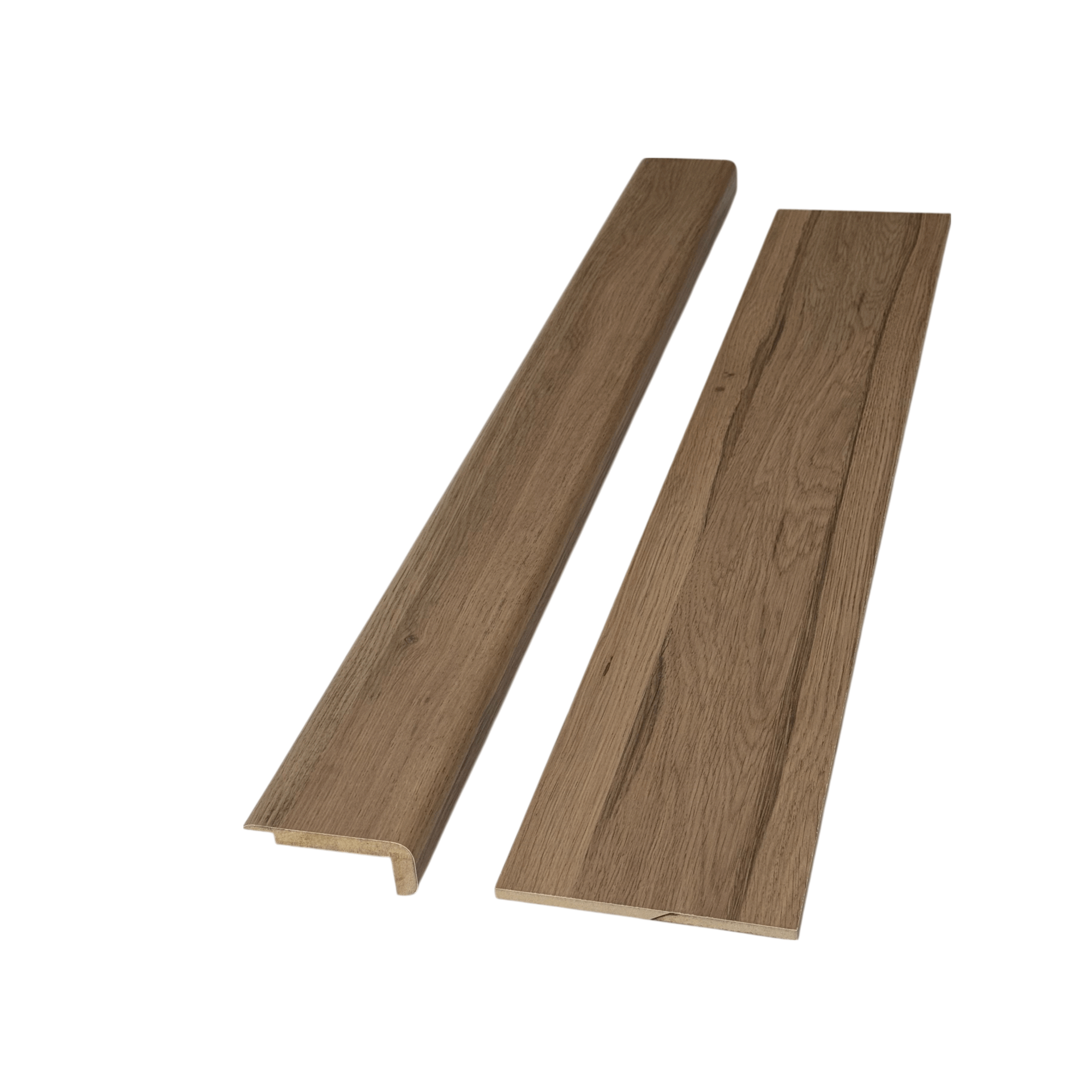 Wild Oak Wood Grain Top Step Transition Stair Nose & Riser