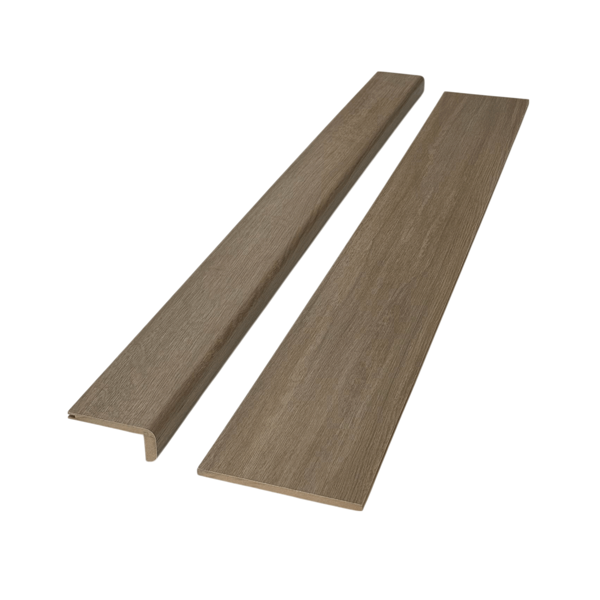 Roicha Oak Beige Wood Grain Stair Nose & Riser - T&G Profile
