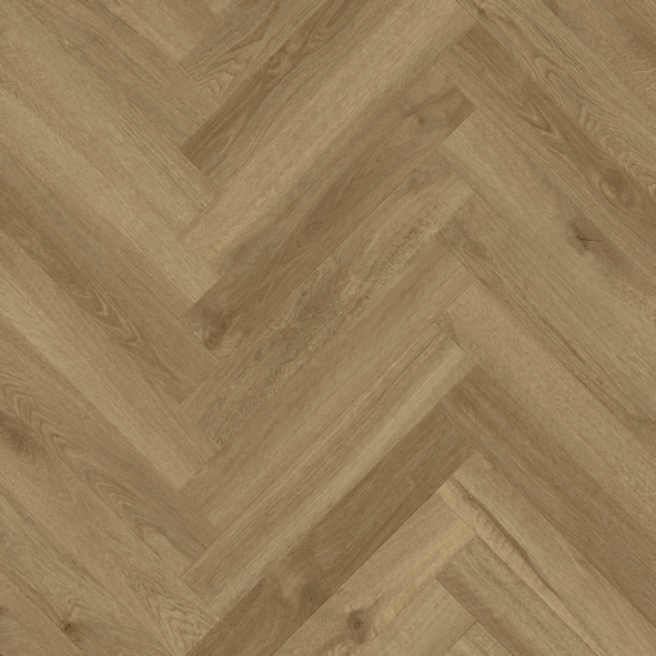 Thatch Oak Herringbone Aqua